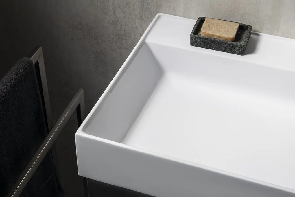 Sapho Sapho, GODIVA dvojumývadlo 119x44cm, liaty mramor, biela, GU119-0