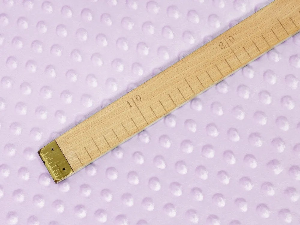 Biante Detská obliečka na vankúš Minky 3D bodky MKP-002 Fialová lila 40 x 40 cm