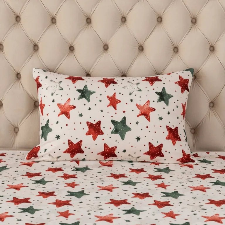 Obliečka na vankúš z mikrovlákna COLORFUL STARS 50x70 cm, farebný