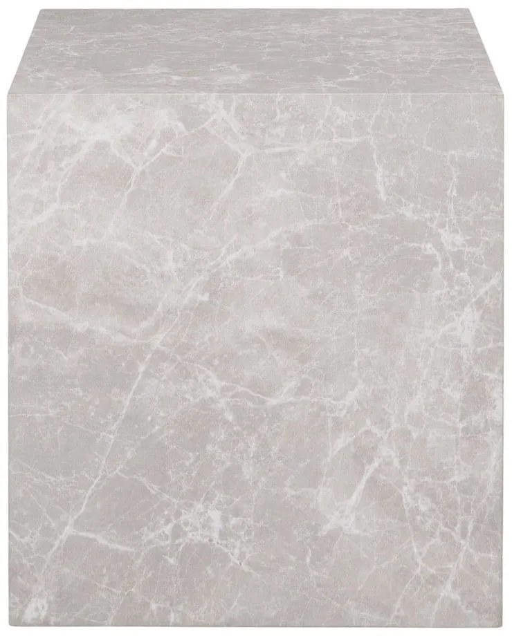 Odkladací stolík v dekore mramoru 40x40 cm Prague – House Nordic