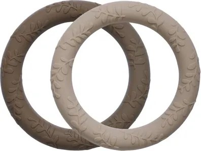 Silikónové hryzátko / béžovo hnedé