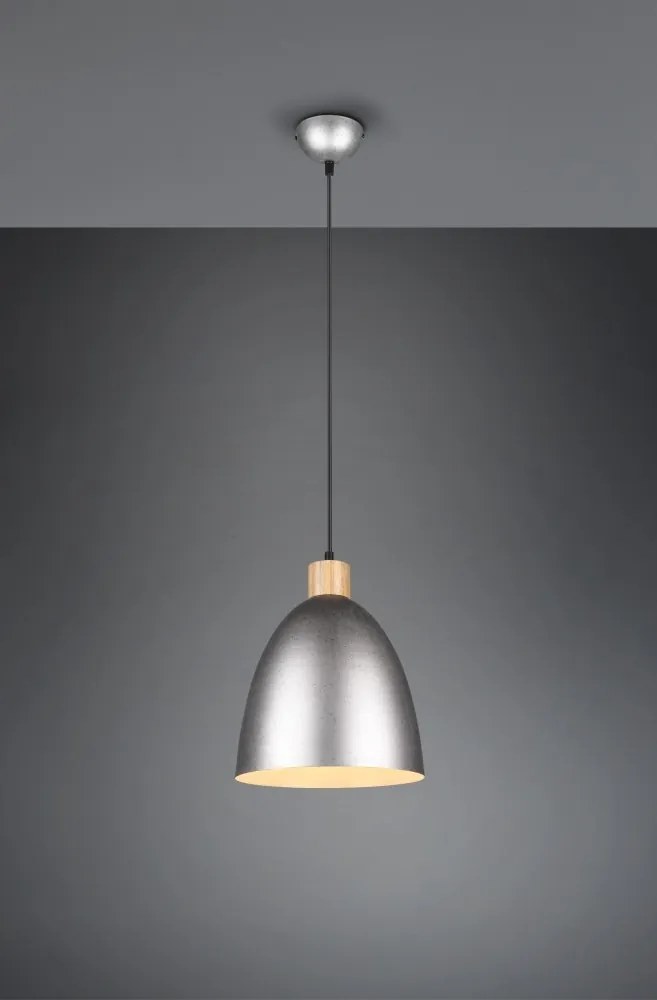 Luster Jagger 25 cm, starožitný nikel