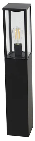Priemyselná vonkajšia stojaca lampa čierna 80 cm IP44 - Charlois