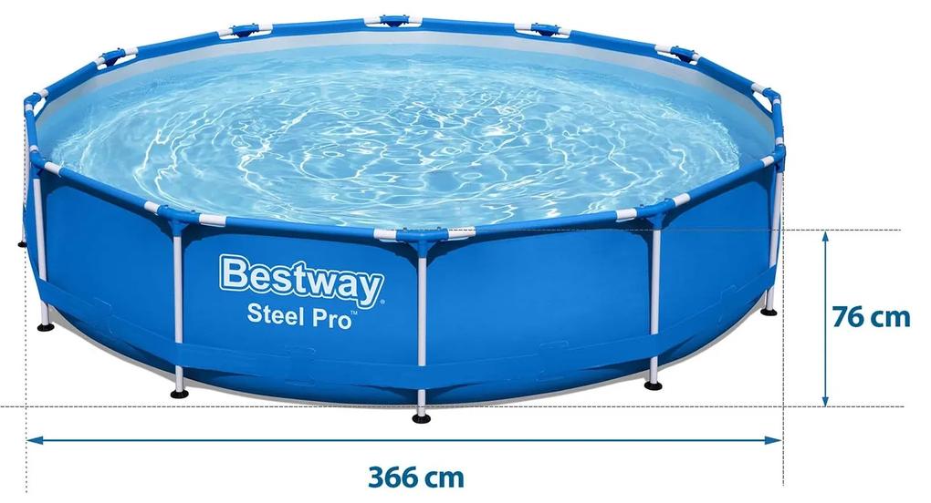 Bazén 15v1, 366 x 76 cm Bestway® Steel Pro™ | 56681