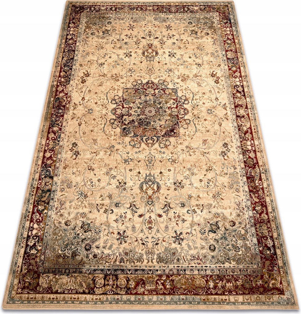 Koberec Do Obývačky vlna Polonia KORDOBA25 Rozeta rámik 300x400 cm