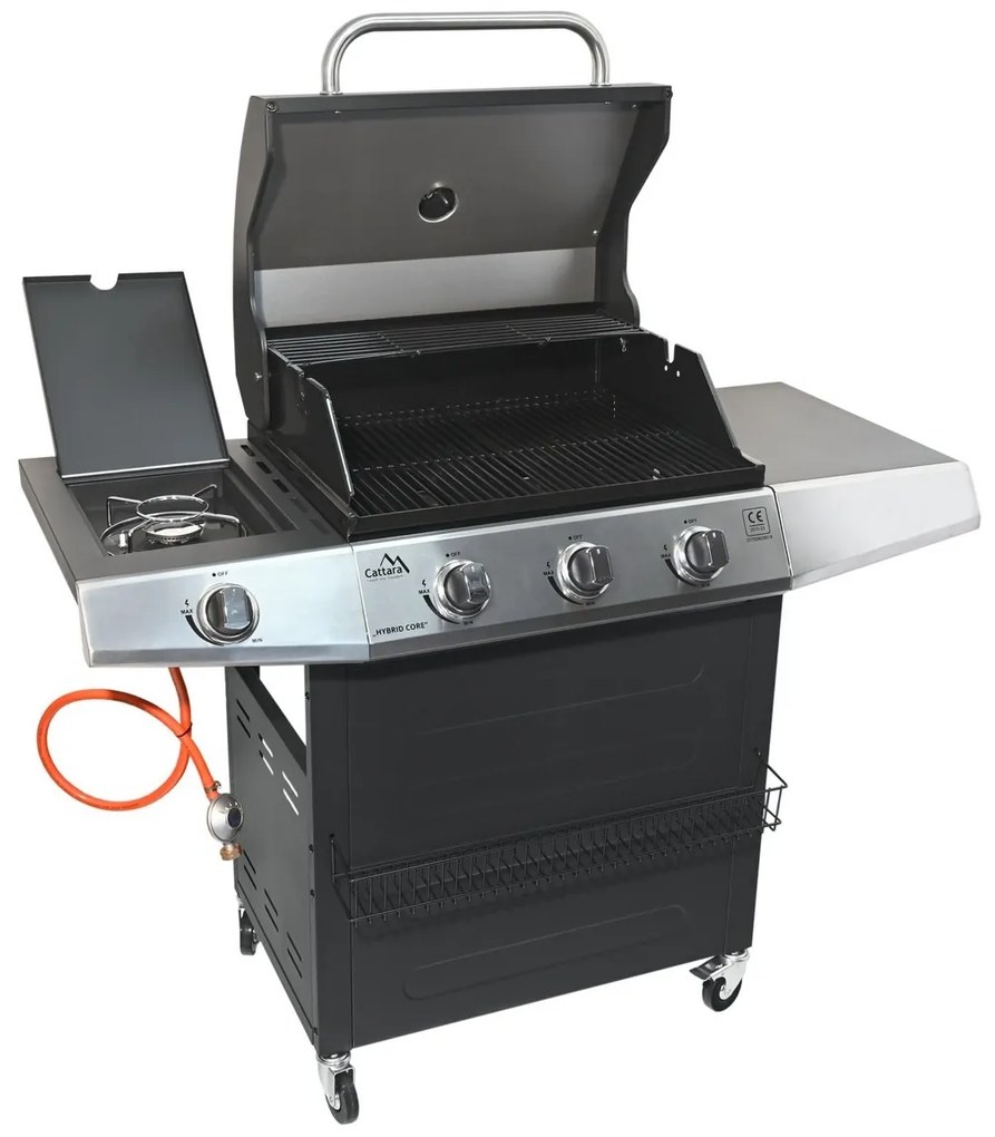 Cattara Gril HYBRID CORE plyn/drevené uhlie, 126 x 114 x 55 cm