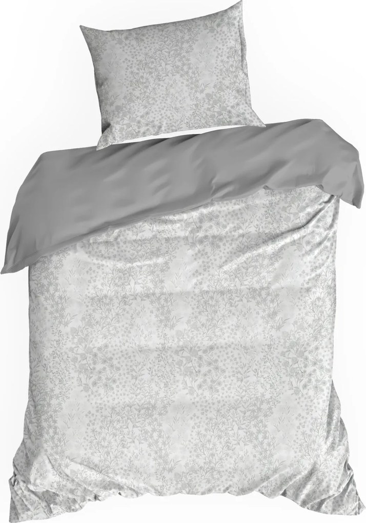 SATÉNOVÉ OBLIEČKY SPRING59 140X200 CM, 1 KS 70X80 CM KVETY