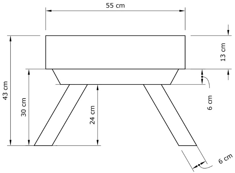 Taburet BREEZIO 03 55 cm z - výber z 10 prevedení