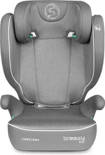 Autosedačka CARETERO BREEZY FIX GREY (100-150cm)