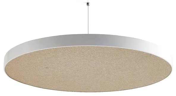 Akustický panel GRACE, kruh, Ø780x52 mm, stropný, béžová