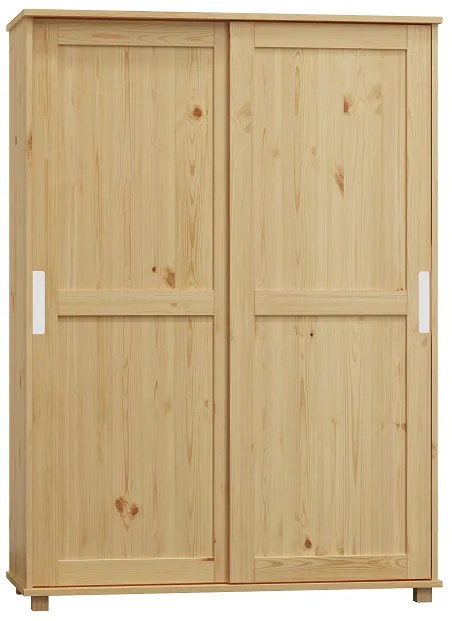 Skriňa Zoom, s posuvnými dverami, úzka, s úchytom - ZOA11: Biela 100cm
