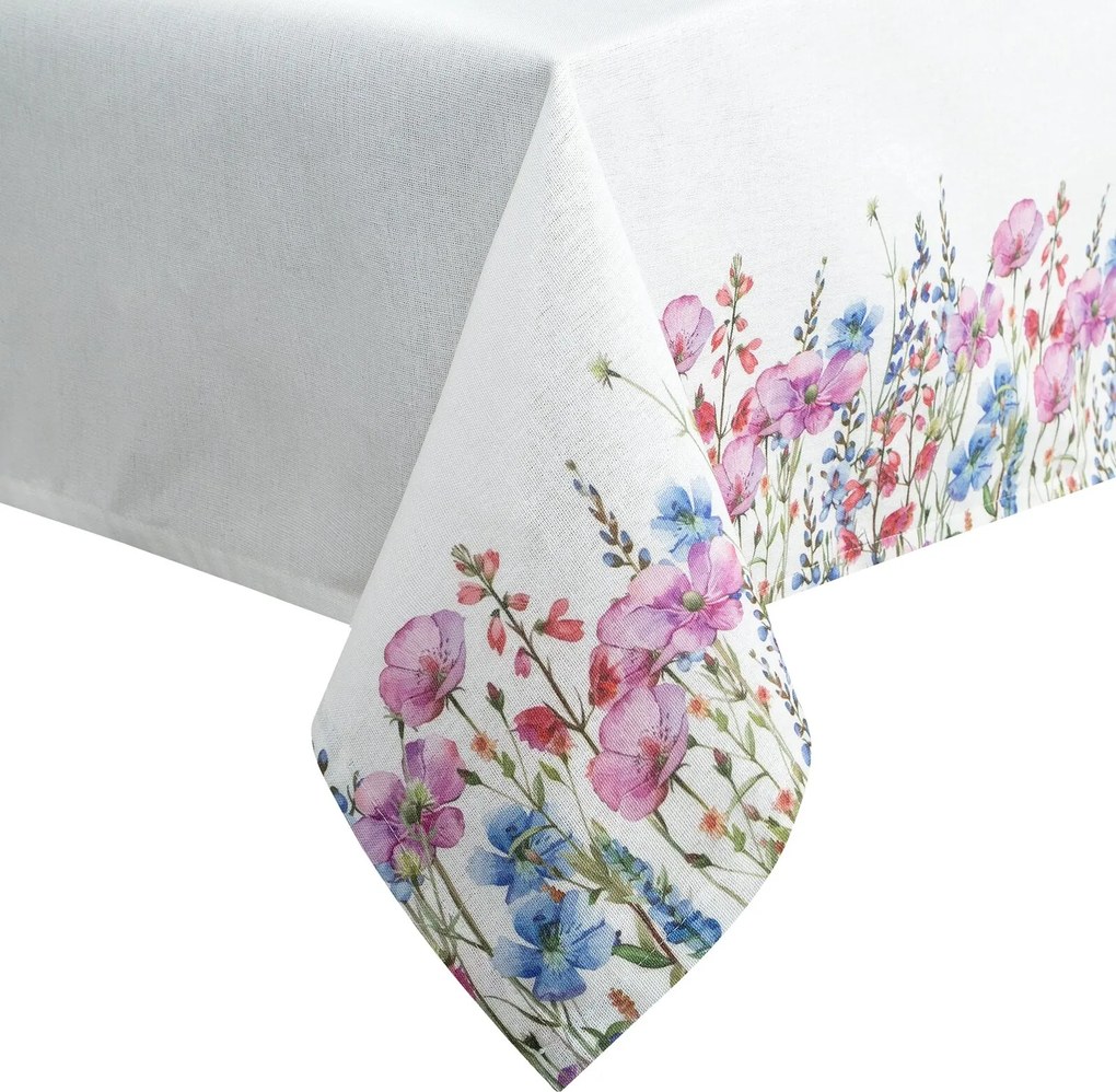 OBRUS RUBY 180X140 CM KVETY