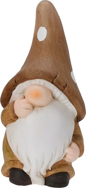 Jesenný škriatok s muchotrávkovou čiapkou 22 cm