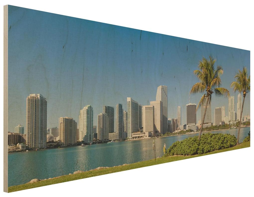 Drevenné obrazy Miami Beach