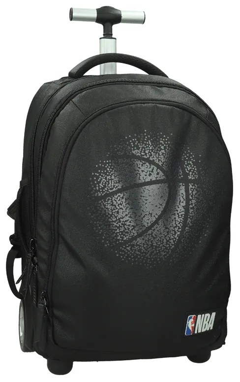 Školská taška koliesková NBA Black 531416