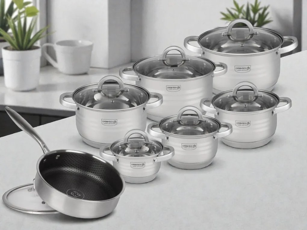 Sada hrncov Perfect Home + panvica 28cm / 4L