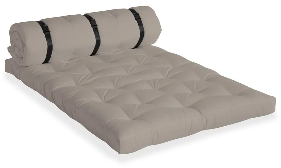 Béžová rozkladacia pohovka vhodná do exteriéru Karup Design Design OUT™ Buckle Up Beige