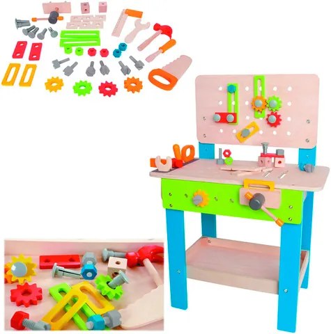 Pracovný stôl s náradím