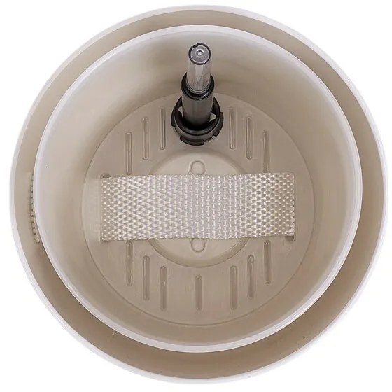 Plastia Samozavlažovací kvetináč Tolita hnedá, pr. 19 cm, pr. 19 cm