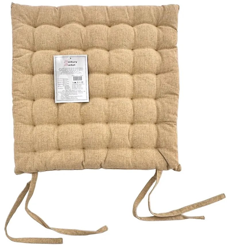 Poduška na stoličku SSE-JBT-1001 40x40 cm béžová