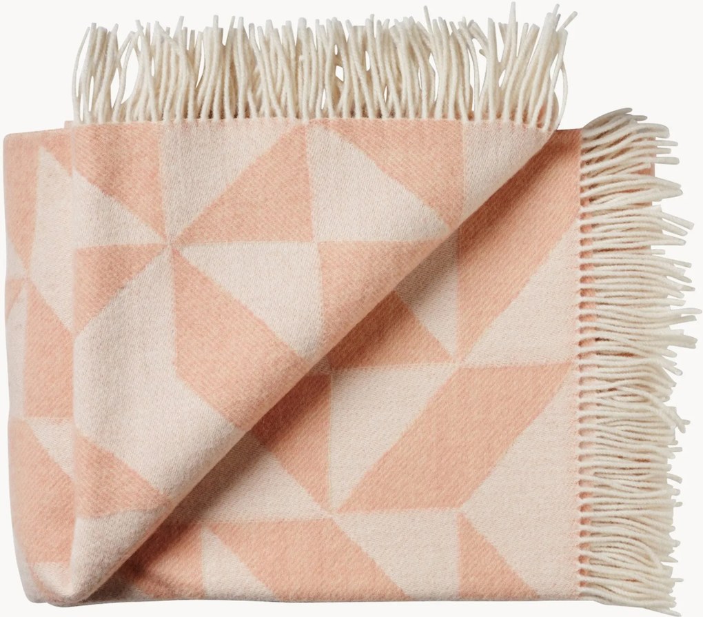 Vlnený prehoz so strapcami Twist a Twill
