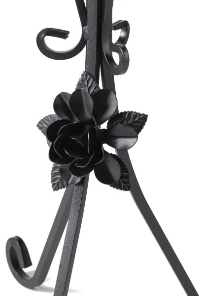 Stojan na kvety 55x33 cm čierna