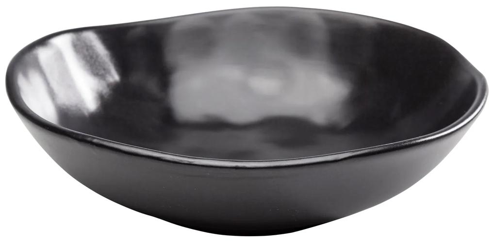 Organic hlboký tanier čierny 22 cm