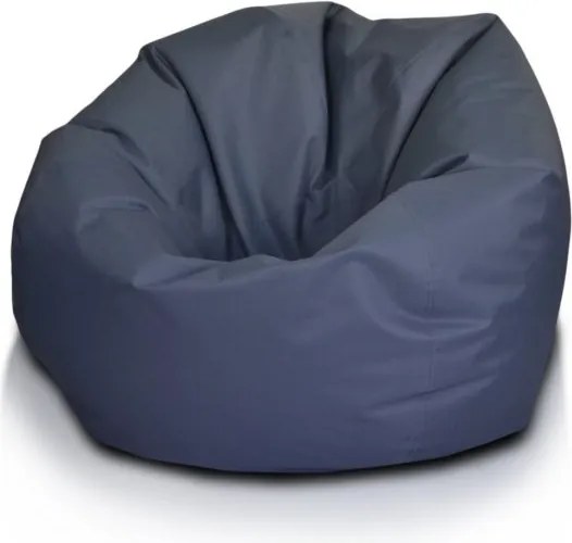Sedací vak Sakwa m polyester - Tmavo modrá