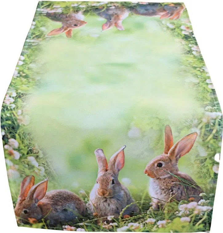 Obrus Lučné zajačiky 40 × 90 cm