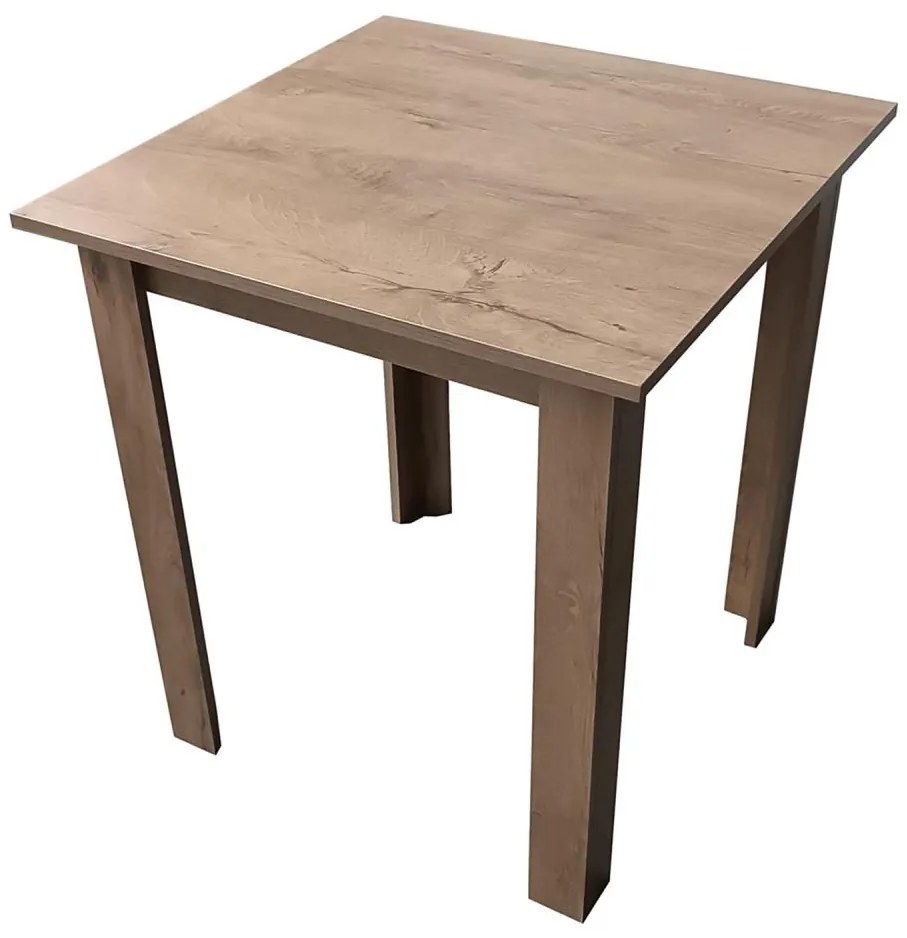 Štvorcový jedálenský stôl LEVI dub sonoma