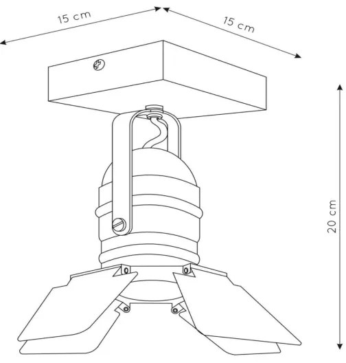 Lucide 17997/01/66 - Bodové svietidlo PICTO 1xGU10/35W/230V ružová