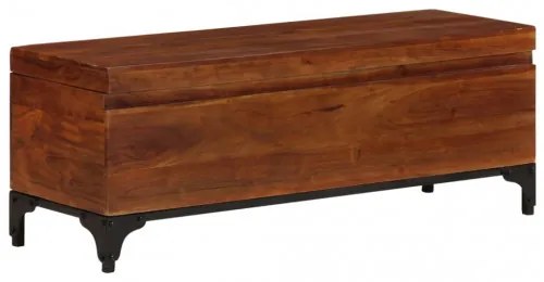 vidaXL Úložná truhlica 110x35x41 cm akáciový masív-