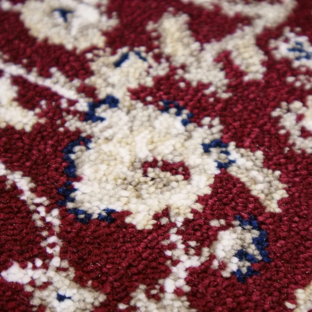 Angel Carpet, Kusový koberec Sultan 12 Red, 120x170, červená, kancelária