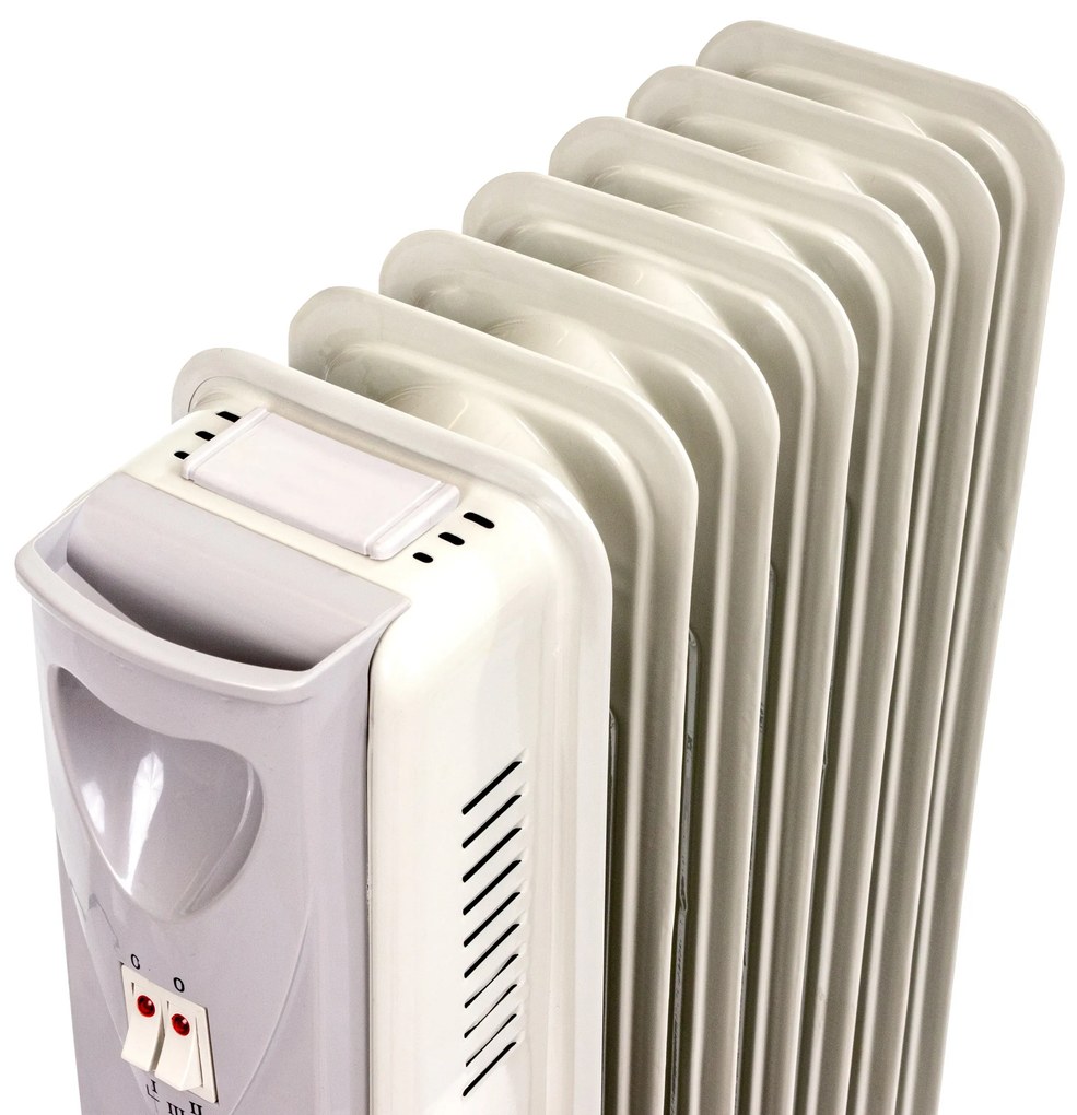 Elektrický olejový radiátor NB-1001 1500 W - biela