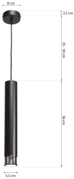Luster na lanku DANI 1xGU10/8W/230V
