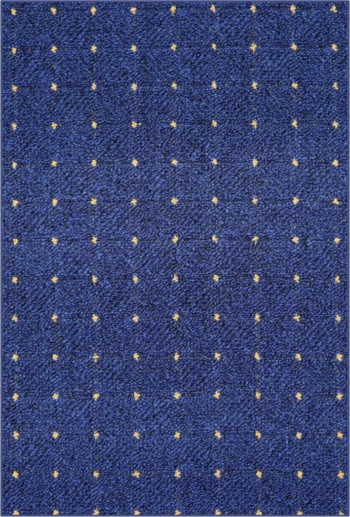 Condor Carpets, Kusový koberec Udinese modrý, 60x110, modrá, chodba / predsieň