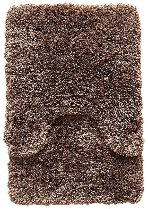 Súprava kúpeľňových predložiek 50x80 + 50x60 cm hnedá