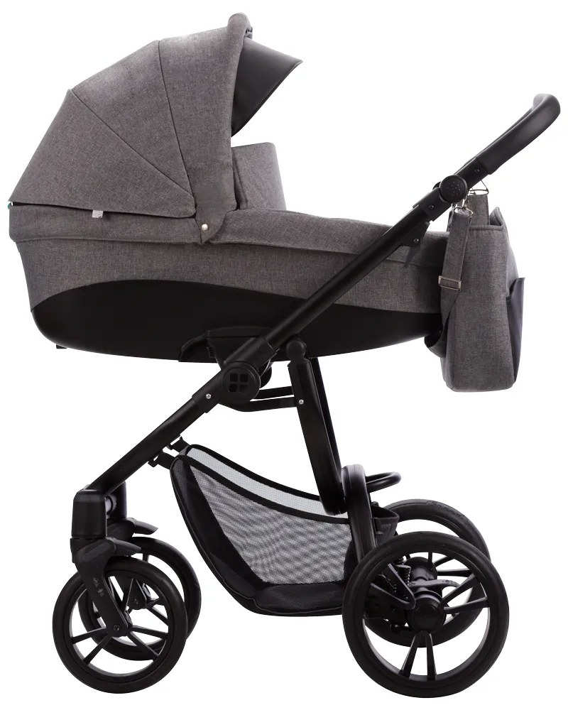 Bebetto kočík 2v1 Holland NEW Black - 01