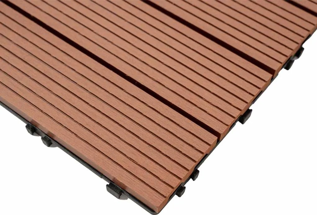 WPC dlaždica LEGI BASE 30 x 30 cm, chocolate