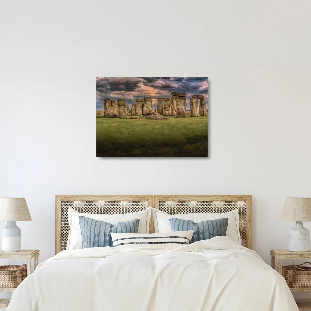 Sklenený obraz Stonehenge (70x50 cm)