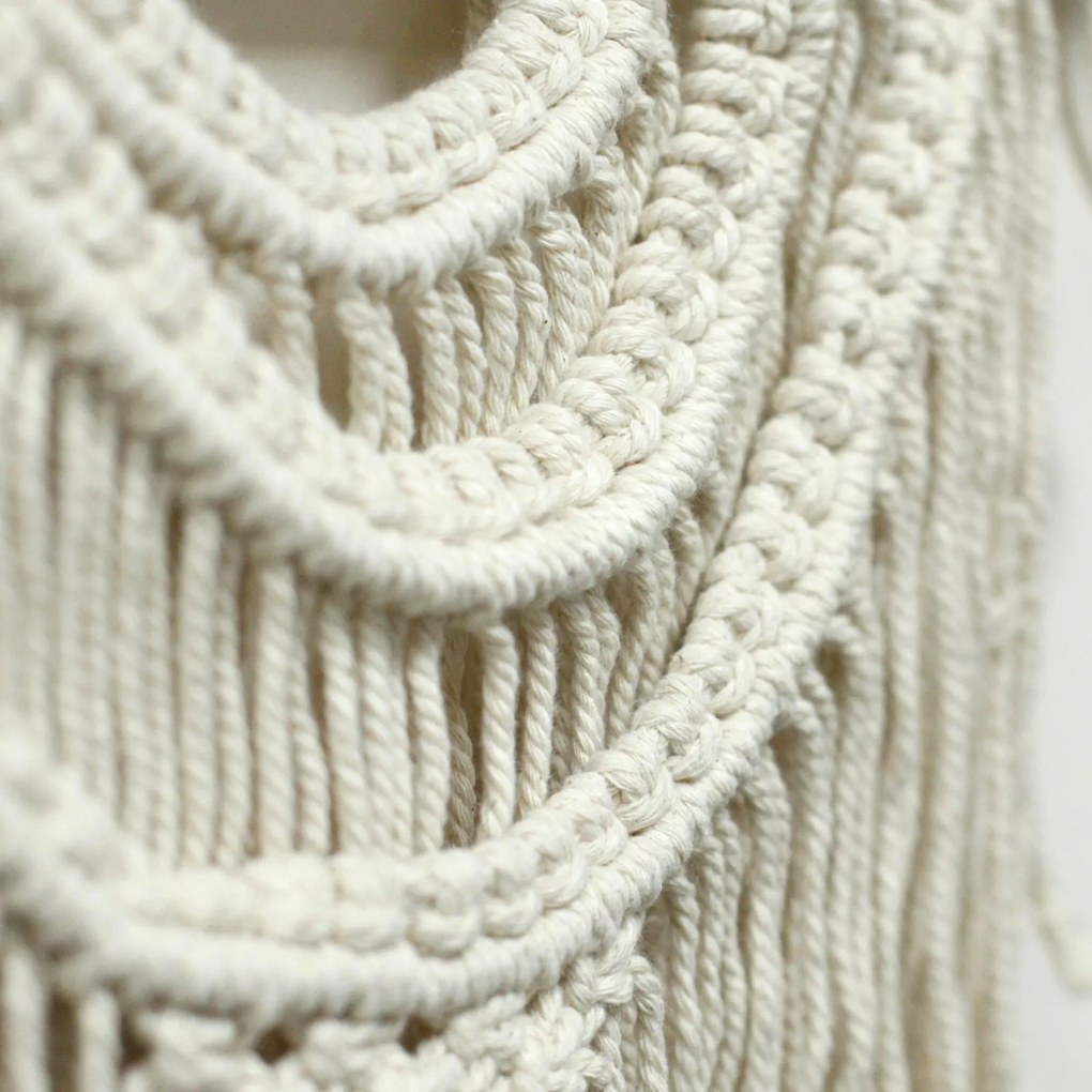 Macramé záves - Tri Vlny