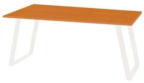 Kancelársky stôl Shape, 120 x 80 x 75 cm, rovné vyhotovenie, čerešňa