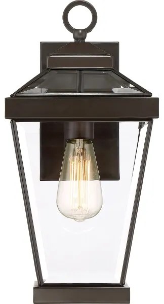 Quoizel QZ-RAVINE2-M-Vonkajšie nástenné svietidlo RAVINE 1xE27/60W/230V IP44 hnedá