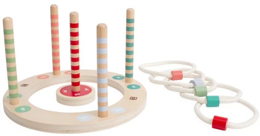 Hádzanie krúžkov na cieľ