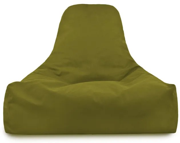 Kreslo Bali plyš zelené