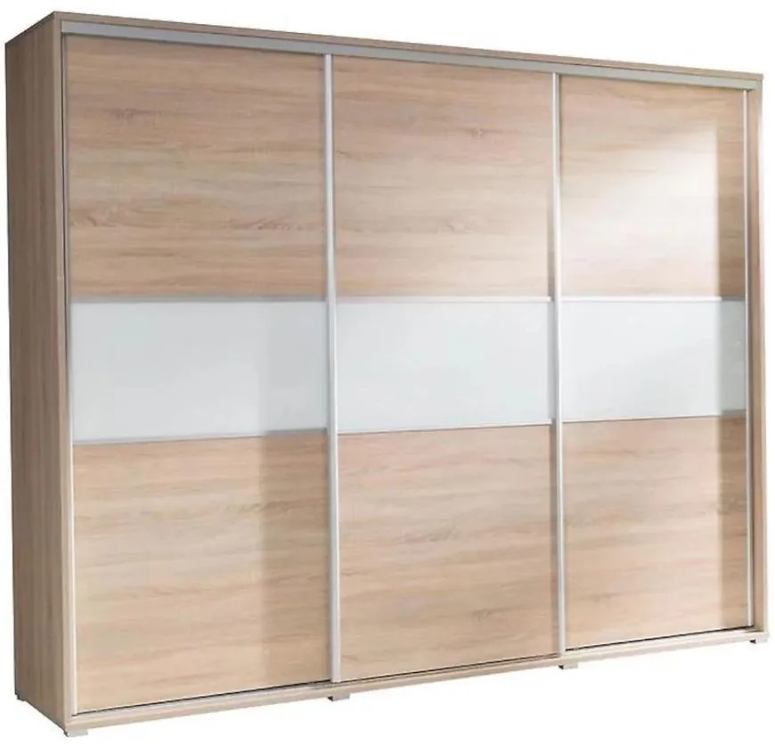 Skríňa Florencja dub sonoma/biely 277 cm