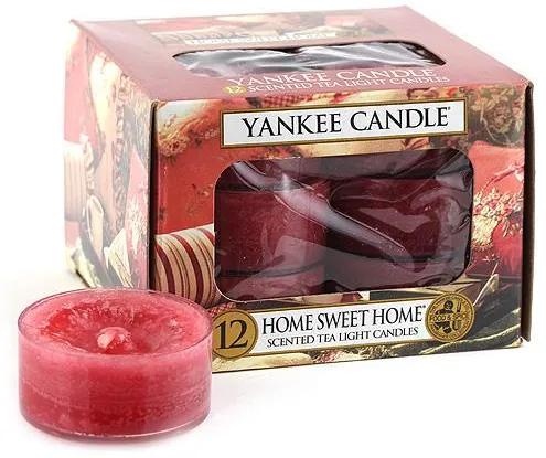 Yankee Candle Čajové sviečky Yankee Candle 12ks - Home Sweet Home