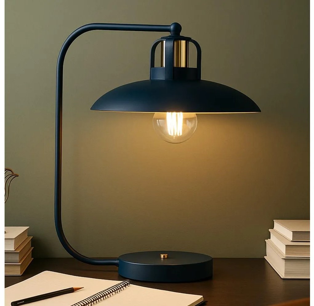 Brilagi - LED Stolná lampa FLAMENGO 1xE27/60W/230V modrá