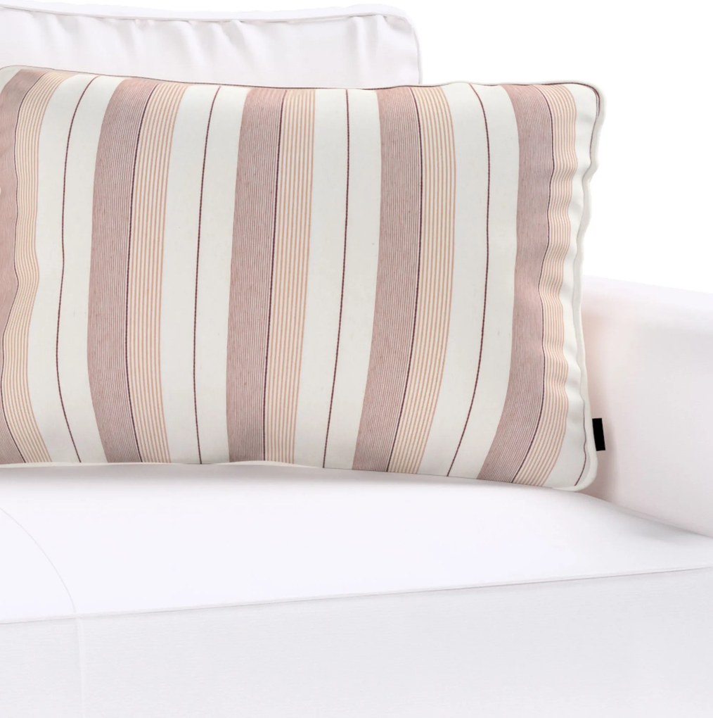 Gabika so šnúrkou, obliečka 60x40cm farba produktu červená látka zapletaná, vzorované