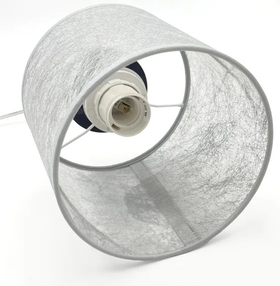 Luster na lanku ROSA 1xE27/60W/230V čierna/šedá